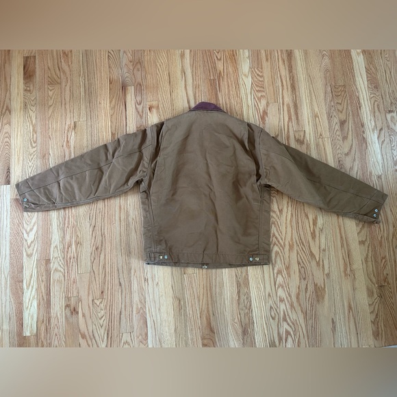 Carhartt Tan Jacket with Corduroy Collar - Picture 8 of 8